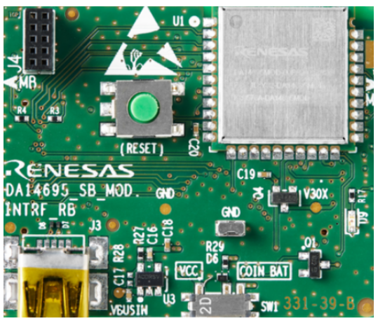 Renesas/Dialog DA14695模塊子板功能強(qiáng)大