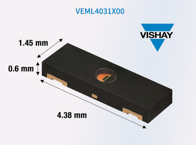 Vishay發(fā)布首款A(yù)EC-Q100認證矩形環(huán)境光