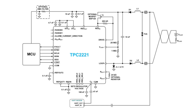 TPC2221典型應(yīng)用電路圖