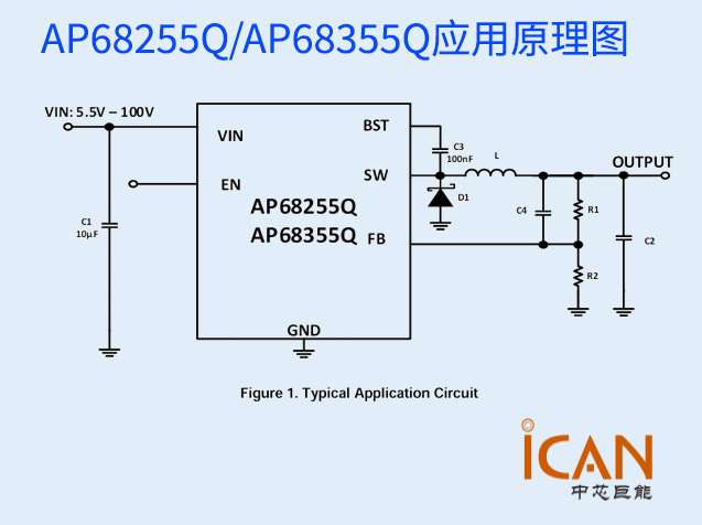AP68255Q/AP68355Q 車載 DC-DC 轉換器解析 附引腳圖及典型應用原理圖