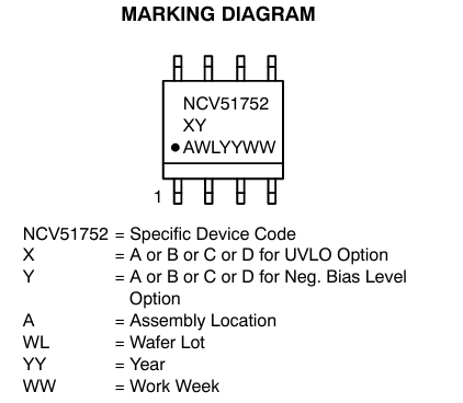 NCV51752引腳圖 NCV51752引腳圖