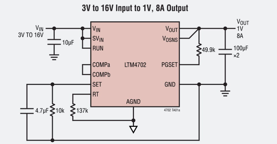 LTM4702 典型應用原理圖 LTM4702 典型應用原理圖