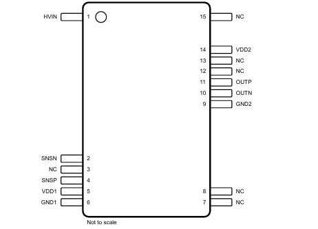 AMC0380D引腳圖 AMC0380D引腳圖