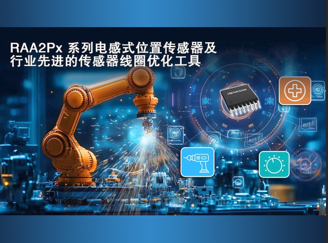 瑞薩電子推出無磁電感式位置傳感器RAA2