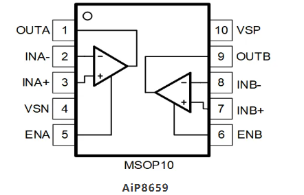 AiP8659引腳圖 AiP8659引腳圖