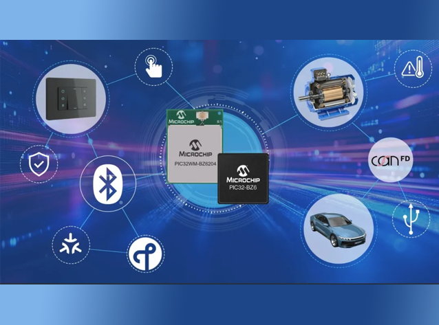 Microchip發(fā)布PIC32-BZ6 MCU：單芯片實現(xiàn)